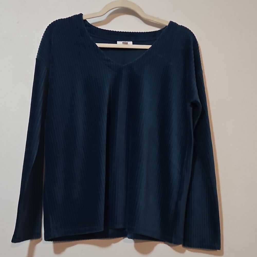 J Jill woman shirt blue XS